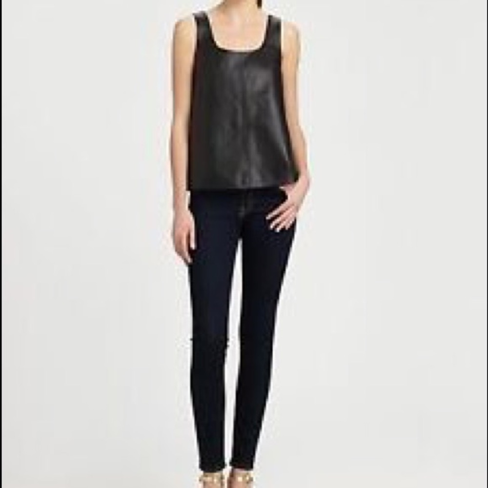 Marc By Marc Jacobs Sleeveless Leather Top XS